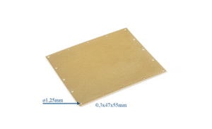 17045 - OcCre - Brass plate 55x47x0.3 mm