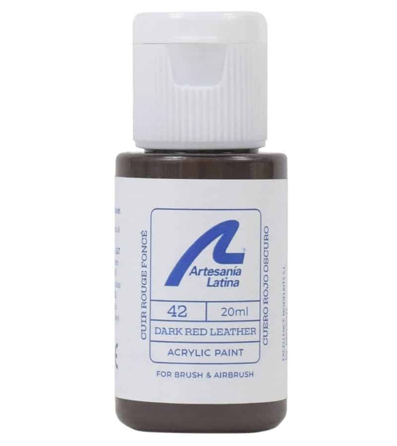 DARK RED LEATHER PAINT - 20ml