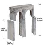 Quarrystone Viaduct, curved