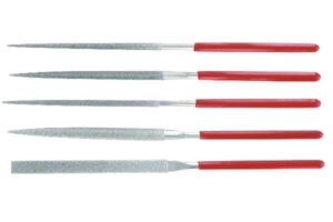 SET OF 5 DIAMOND NEEDLE FILES