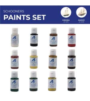 Paints Set for Ship Model: Schooners