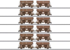 Märklin - Hinged Roof Car Set