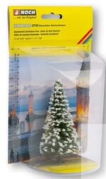 Iluminated Christmas Tree snowy, with 30 LEDs, 12 cm high