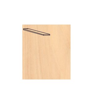 91065 BASSWOOD VENEERS 0,6x5x1000mm PACK 25 PCS