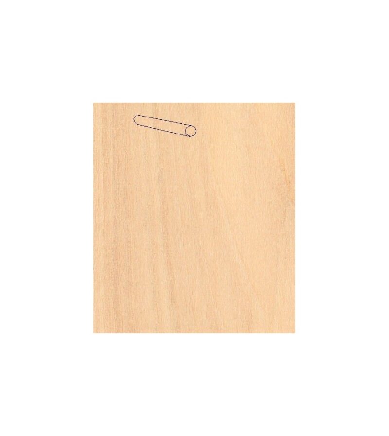 94107 BIRCH DOWELS Ø 7 x 914 mm PACK 10 PCS