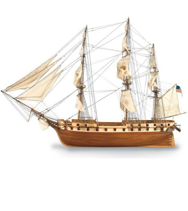 1/85 US FRIGATE USS CONSTELLATION 1798, Wooden Model Ship Kit