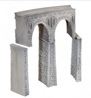 Quarrystone Viaduct, curved