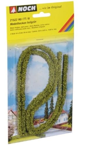 Model Hedges green, 2 pieces, 1 x 0,6 cm, each 50 cm long
