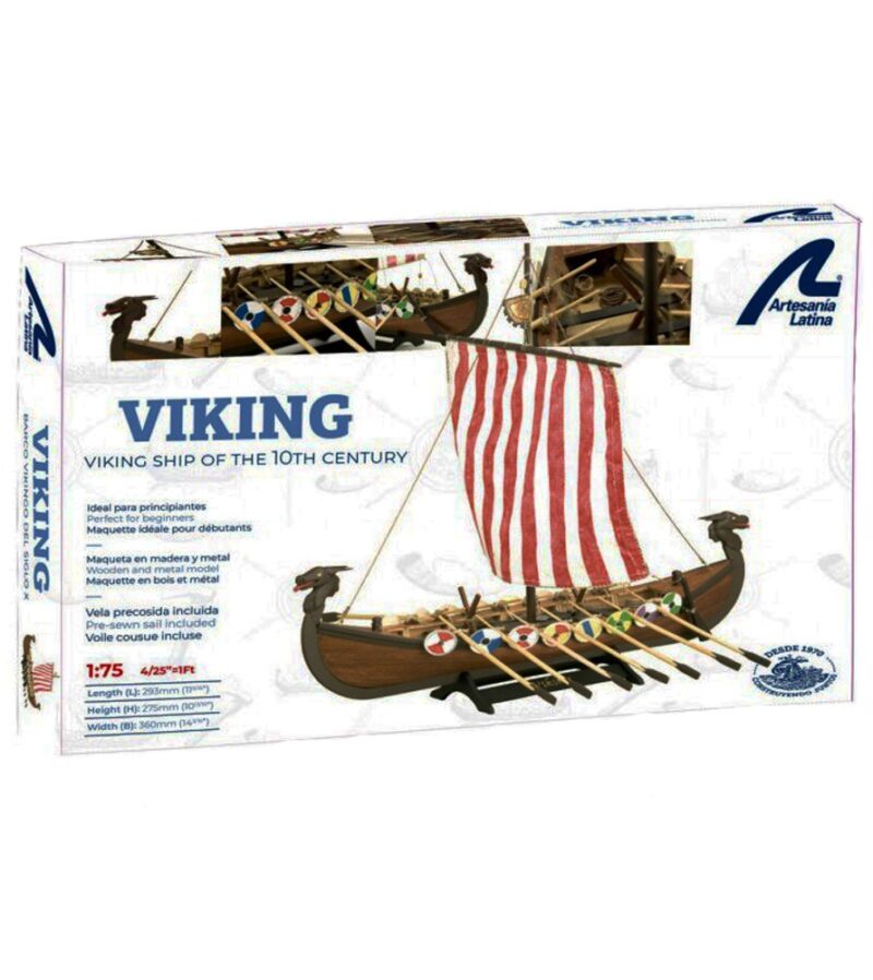 1:75 Viking Skip i tre fra Artesania - Bilde 10