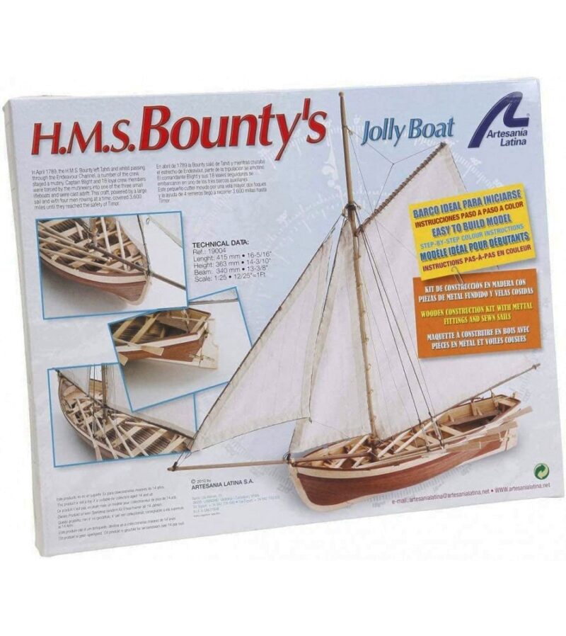 1/25 H.M.S.BOUNTY'S JOLLY BOAT - Bilde 3