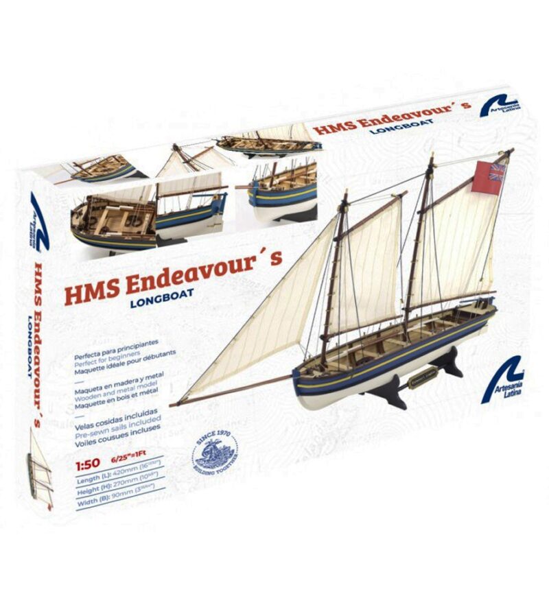 1/50 HMS ENDEAVOUR'S LONGBOAT 2022 - Bilde 12
