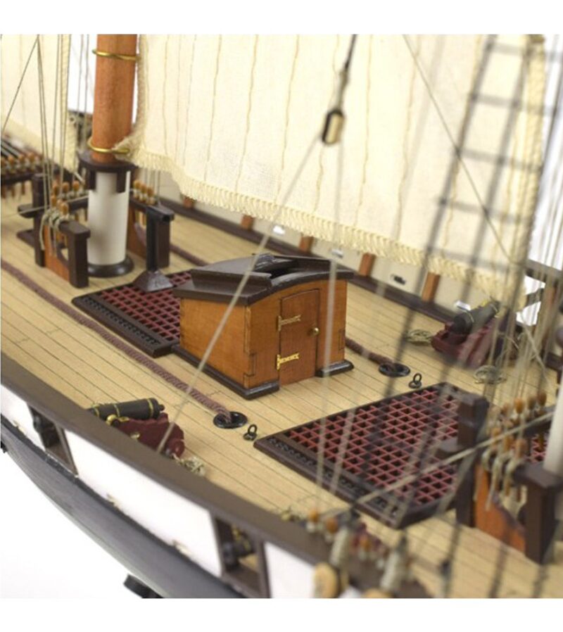 1:60. American Schooner Harvey Wooden Model Ship Kit - Bilde 7