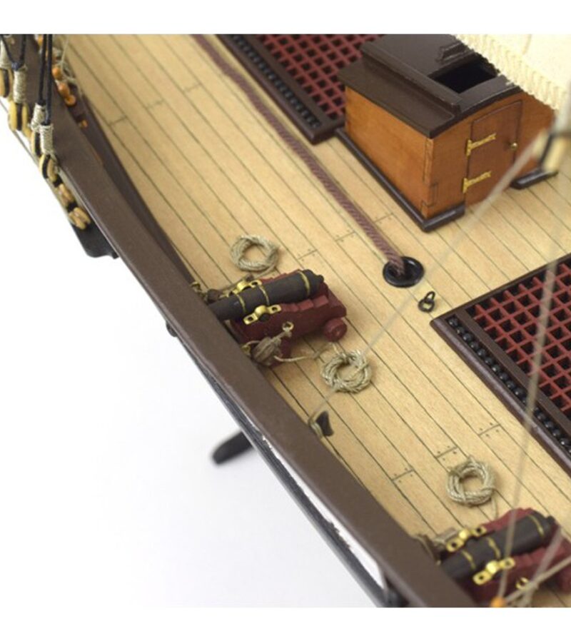 1:60. American Schooner Harvey Wooden Model Ship Kit - Bilde 8