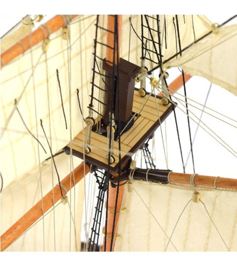 1:60. American Schooner Harvey Wooden Model Ship Kit - Bilde 12