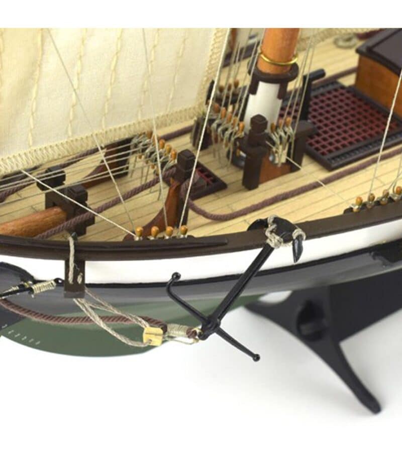1:60. American Schooner Harvey Wooden Model Ship Kit - Bilde 13