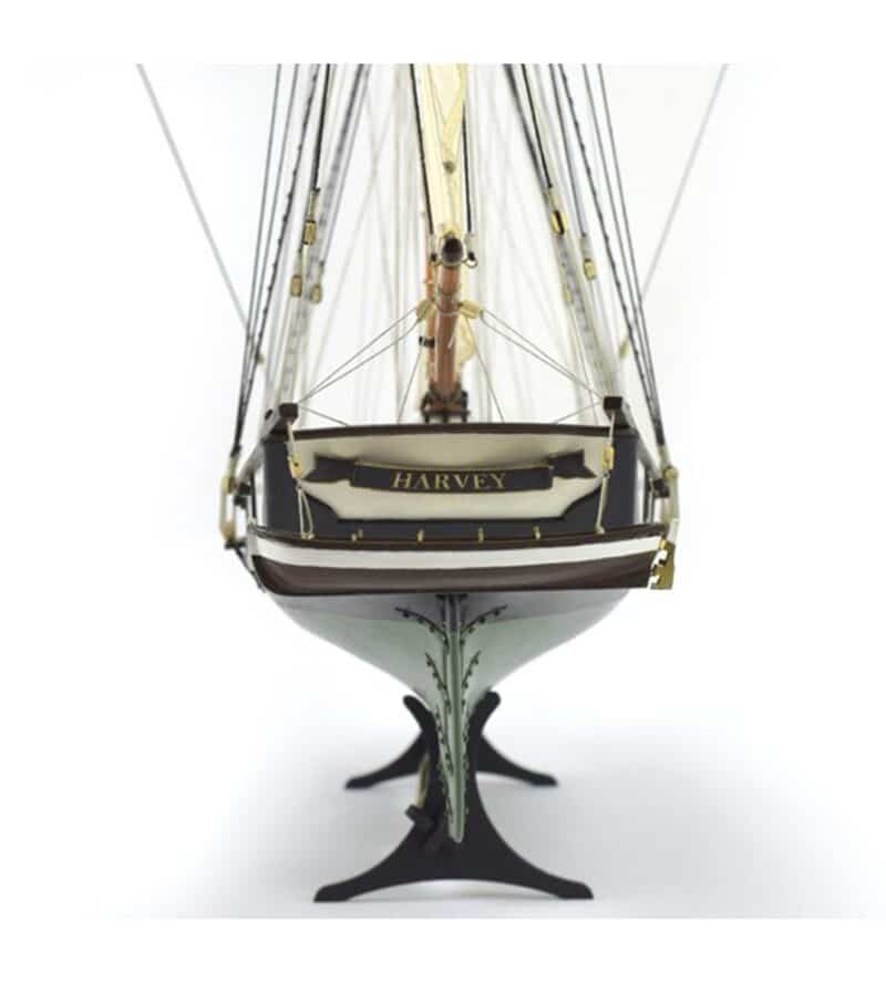 1:60. American Schooner Harvey Wooden Model Ship Kit - Bilde 15