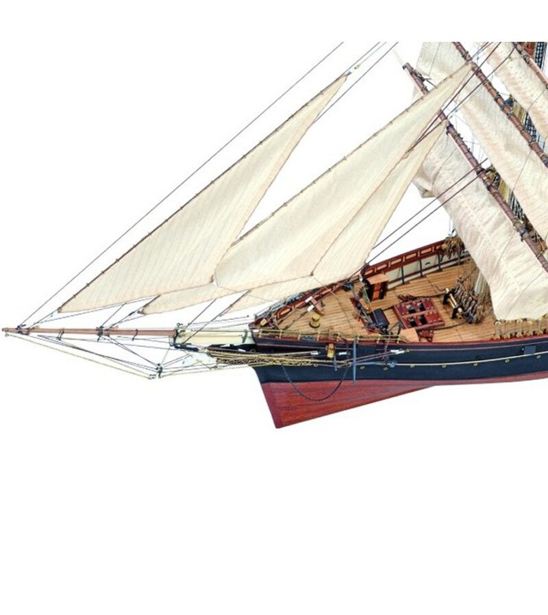 1:84 Tea Clipper Cutty Sark. Wooden Model Ship Kit - Bilde 6