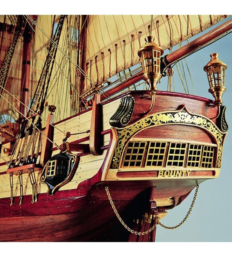 1:48 Frigate HMS Bounty, Wooden Model Ship Kit - Bilde 4