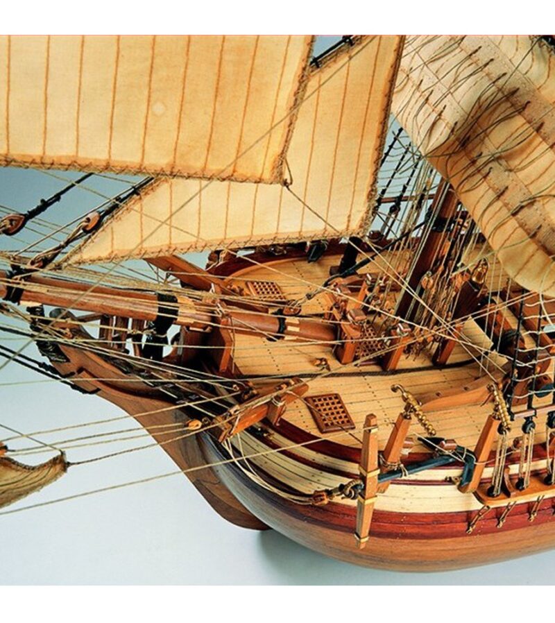 1:48 Frigate HMS Bounty, Wooden Model Ship Kit - Bilde 5