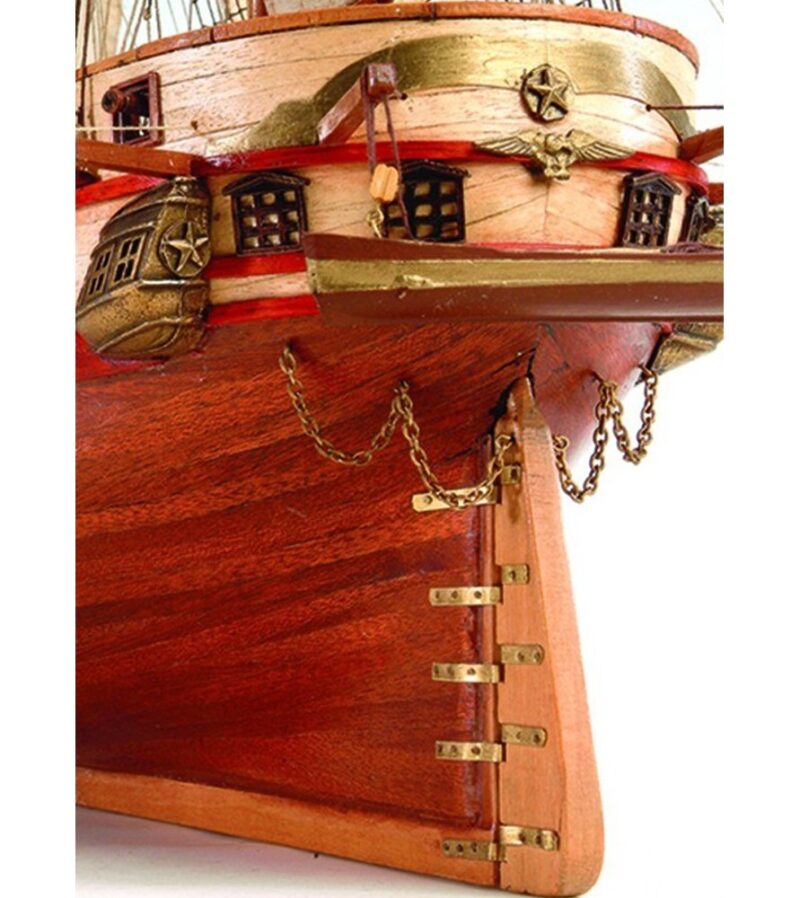 1/85 US FRIGATE  USS CONSTELLATION 1798, Wooden Model Ship Kit - Bilde 3
