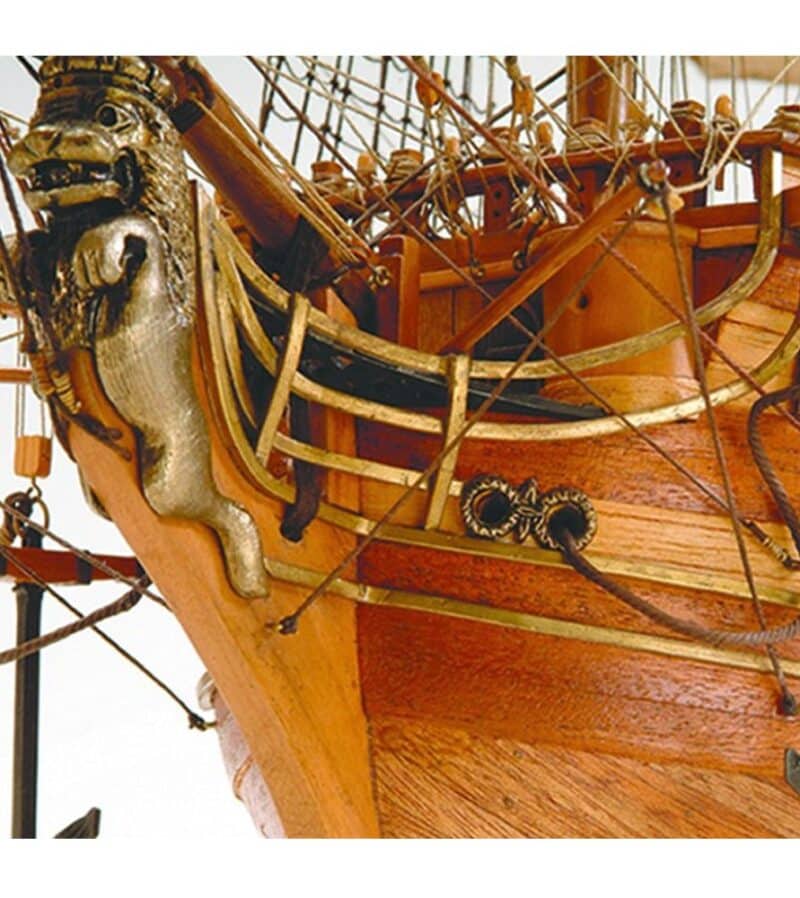 1:90 Vessel in Line San Juan Nepomuceno, Wooden Model Ship Kit - Bilde 3