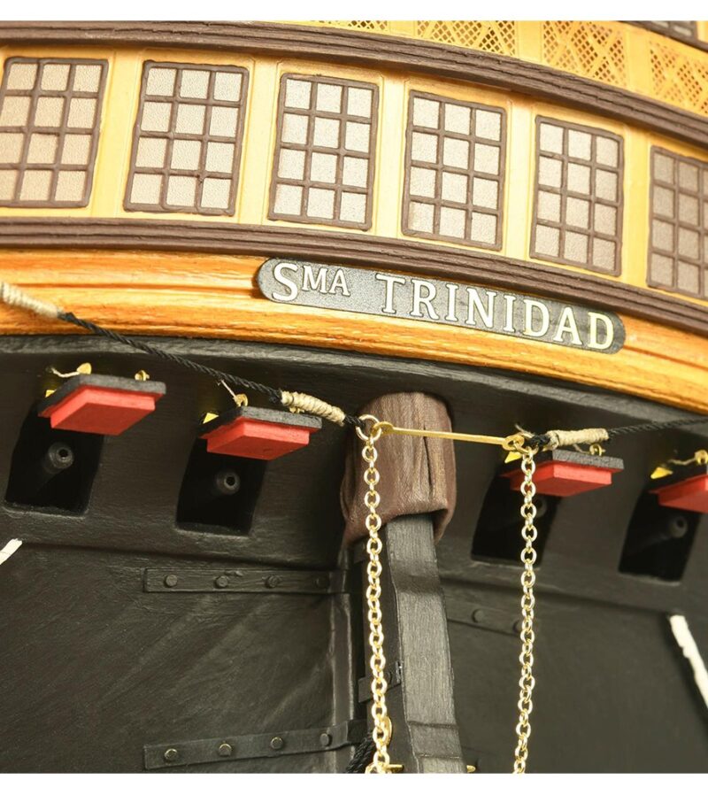 New Ship of the Line Santísima Trinidad. Wooden Model Ship Kit - Bilde 10