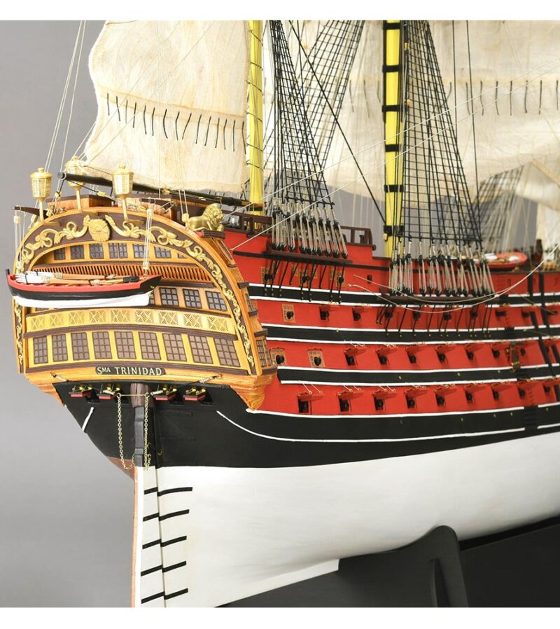 New Ship of the Line Santísima Trinidad. Wooden Model Ship Kit - Bilde 11