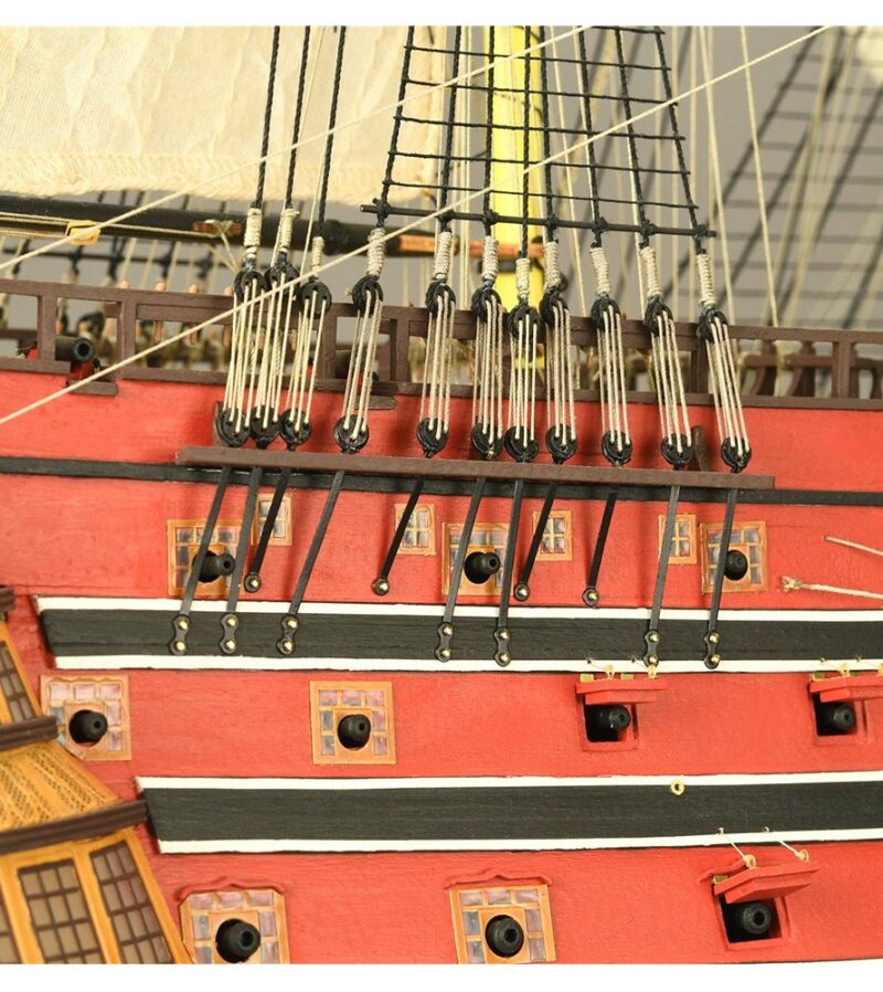 New Ship of the Line Santísima Trinidad. Wooden Model Ship Kit - Bilde 14