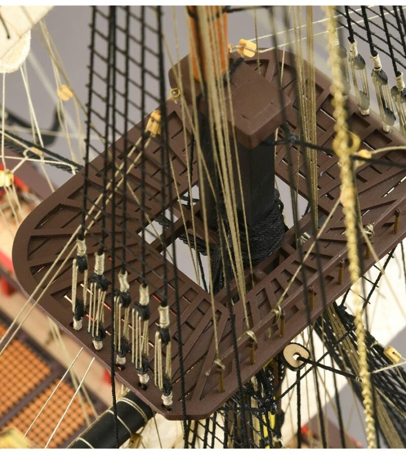 New Ship of the Line Santísima Trinidad. Wooden Model Ship Kit - Bilde 17
