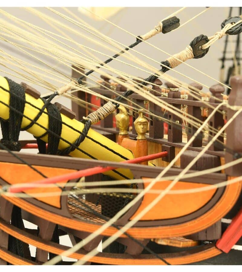 New Ship of the Line Santísima Trinidad. Wooden Model Ship Kit - Bilde 18