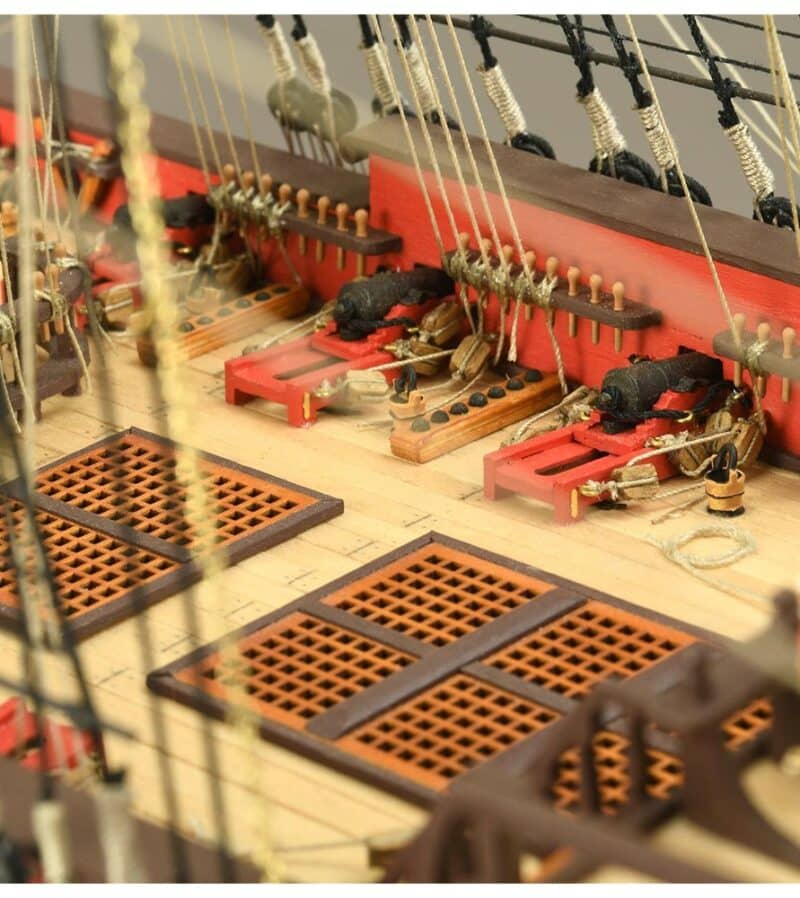 New Ship of the Line Santísima Trinidad. Wooden Model Ship Kit - Bilde 26