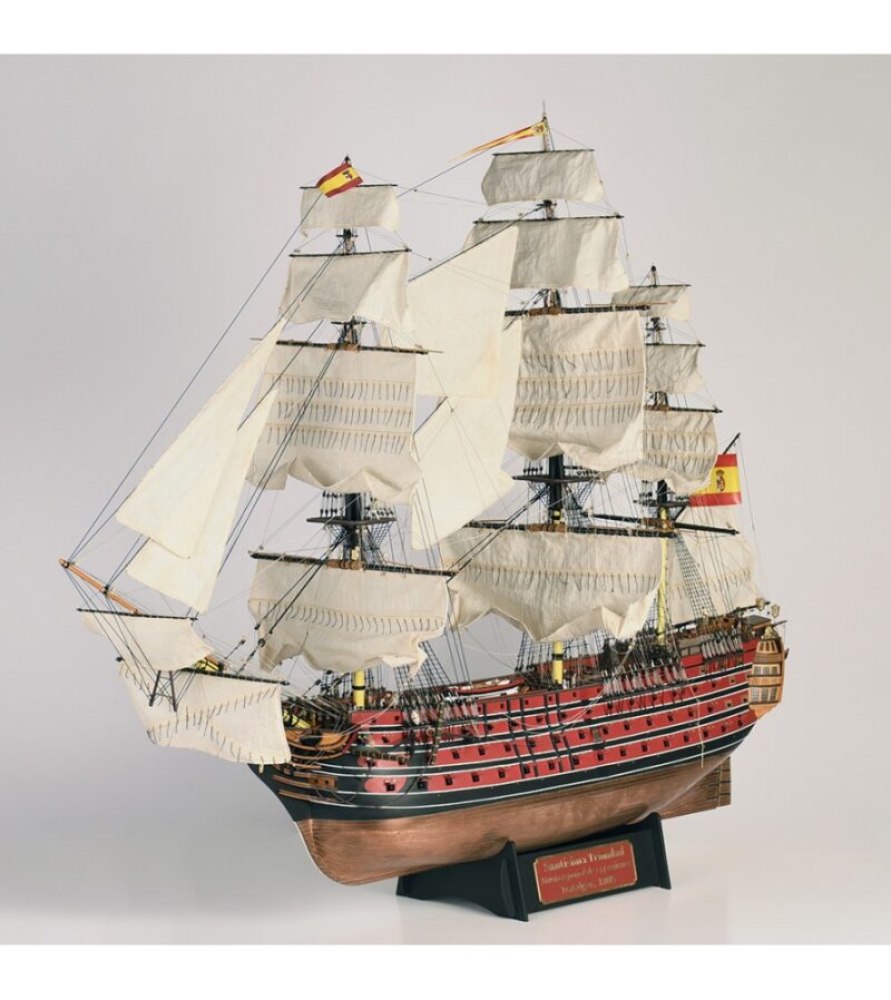 New Ship of the Line Santísima Trinidad. Wooden Model Ship Kit - Bilde 35