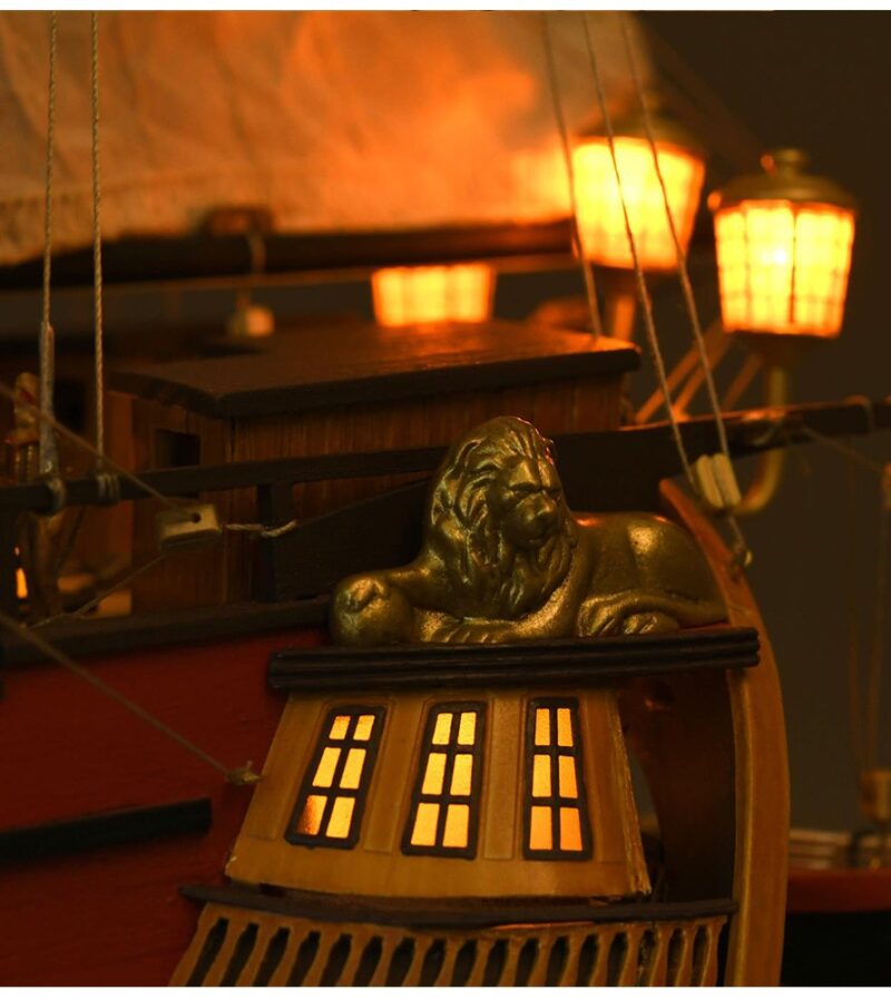 New Ship of the Line Santísima Trinidad. Wooden Model Ship Kit - Bilde 36