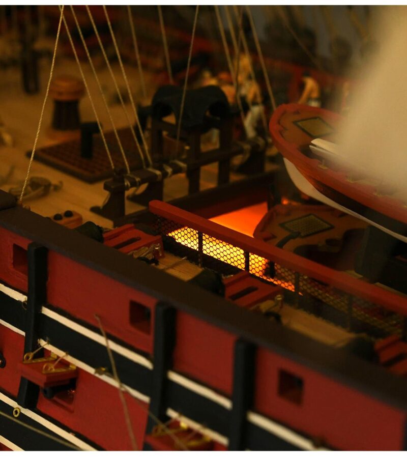 New Ship of the Line Santísima Trinidad. Wooden Model Ship Kit - Bilde 39