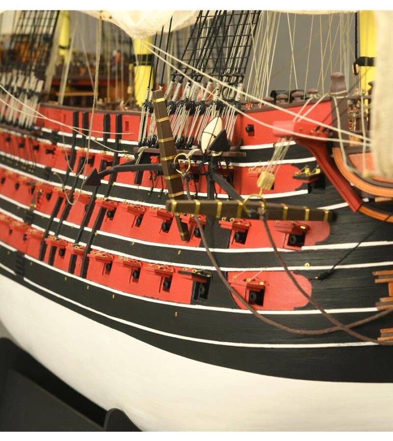 New Ship of the Line Santísima Trinidad. Wooden Model Ship Kit - Bilde 45
