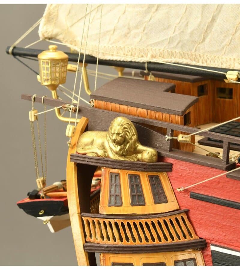 New Ship of the Line Santísima Trinidad. Wooden Model Ship Kit - Bilde 46