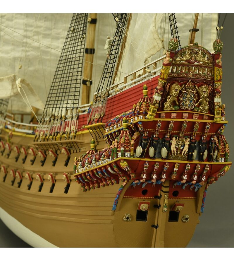1:65 Swedish Warship Vasa, Wooden Model Ship Kit - Bilde 6