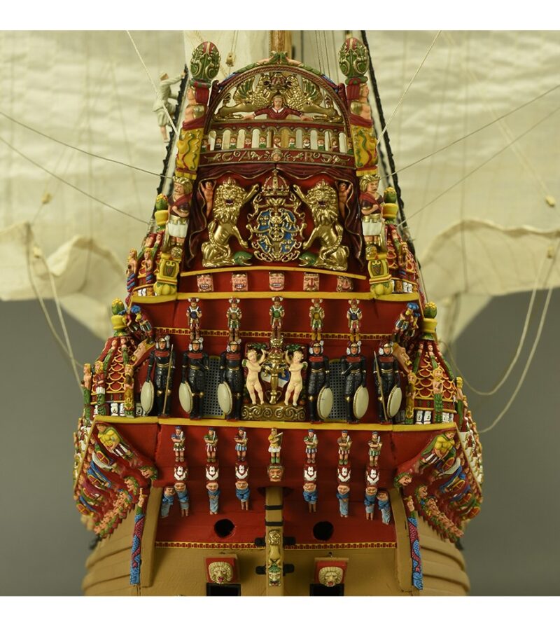 1:65 Swedish Warship Vasa, Wooden Model Ship Kit - Bilde 7