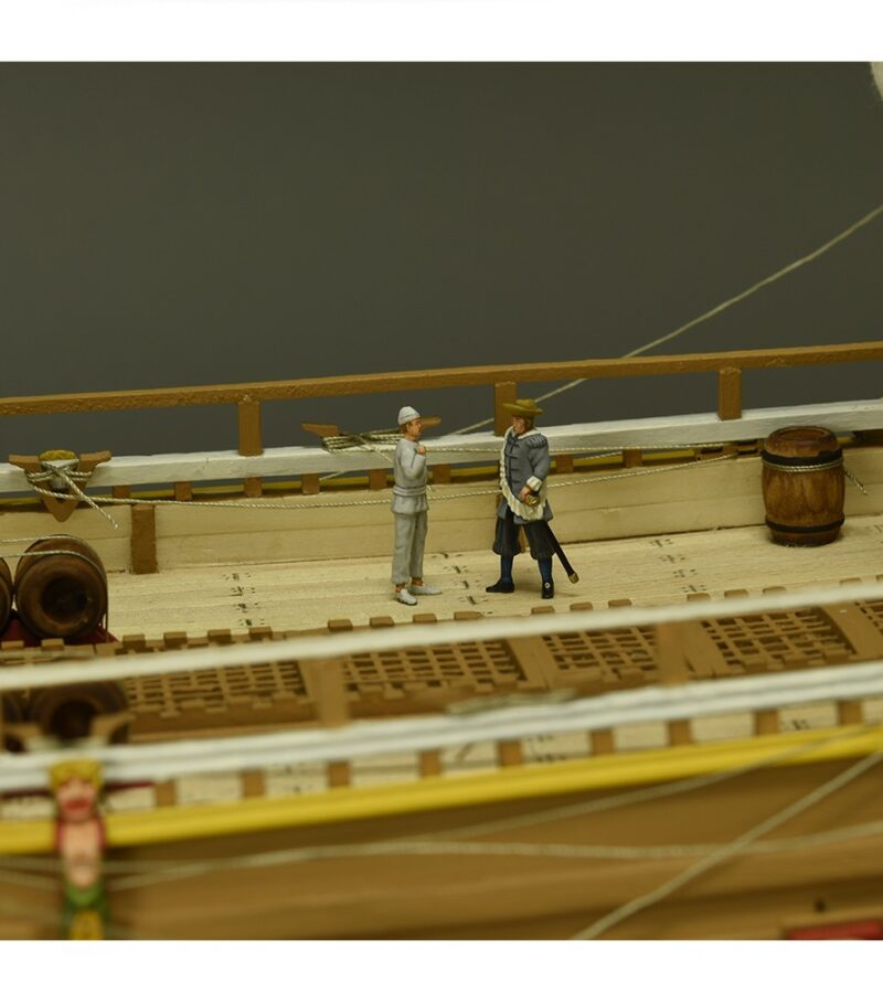 1:65 Swedish Warship Vasa, Wooden Model Ship Kit - Bilde 12