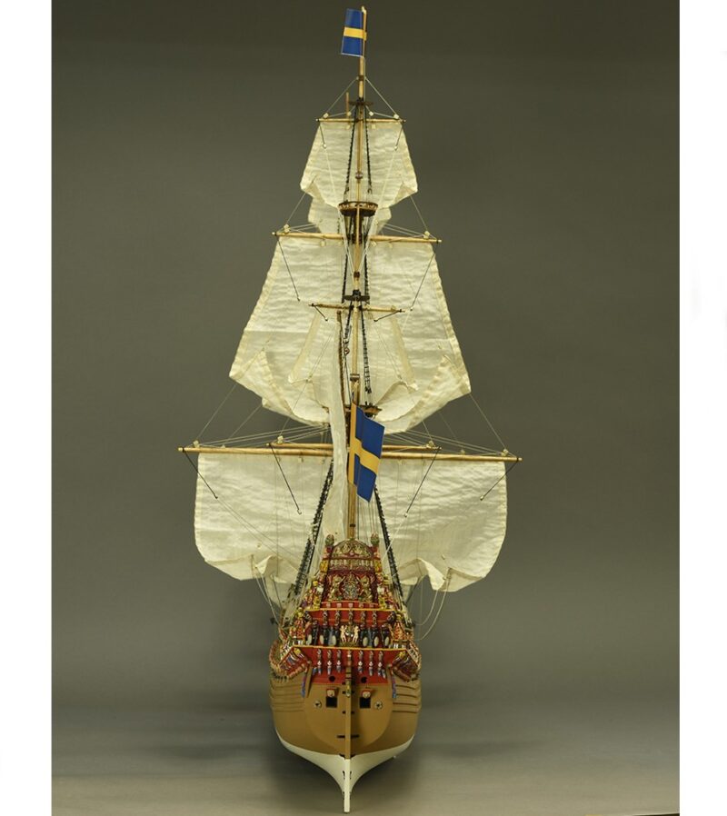 1:65 Swedish Warship Vasa, Wooden Model Ship Kit - Bilde 13