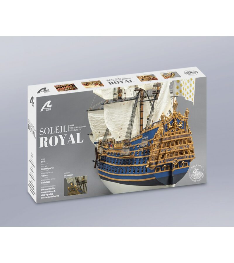 1/72 LE SOLEIL ROYAL LOUIS XIV´S FLAGSHIP WITH FIGURINES AND WORKING LIGHTS - Bilde 12