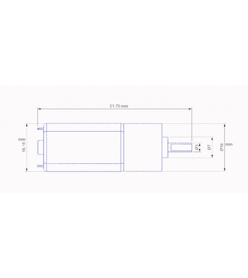 Wired Low-Rev Micro Motor for Modeling and DIY - Bilde 5