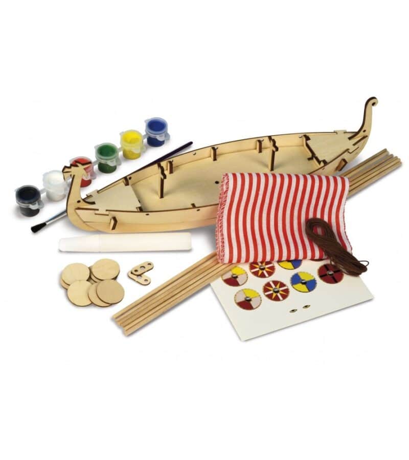 Tre Model for Barn Viking Skip Drakkar - Bilde 3