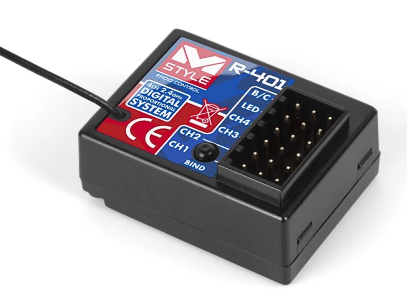 M-002 Mstyle R/C Set - Radioset, Servo, Battery and Charger - Bilde 4