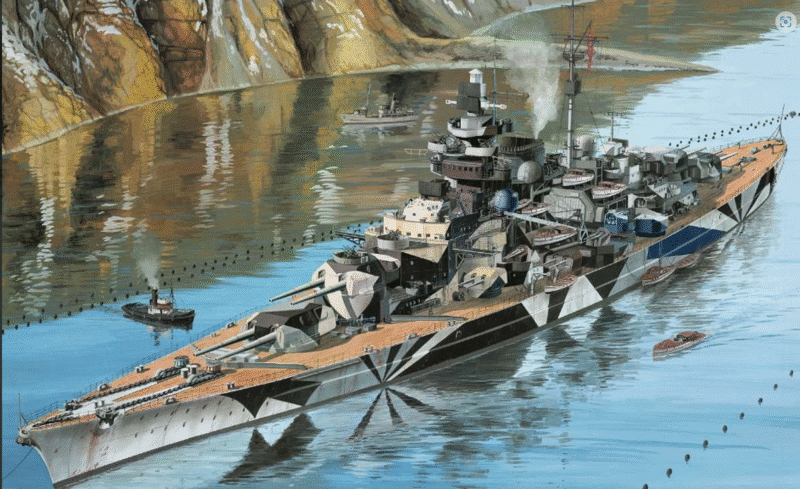 REVELL German Battleship WWII Tirpitz 1:350 REVELL - Bilde 10