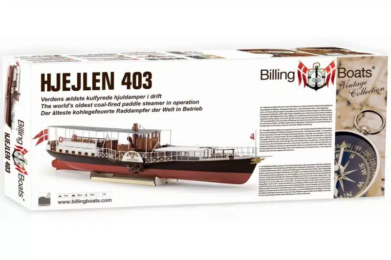 Billing Boats 1:32 - S/S Hjejlen Dampskib / Steamer BB403 HJEJLEN - Bilde 8